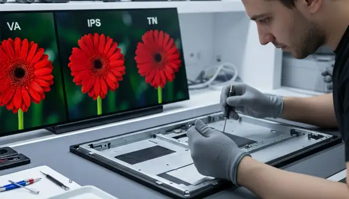 تعویض پنل مانیتور