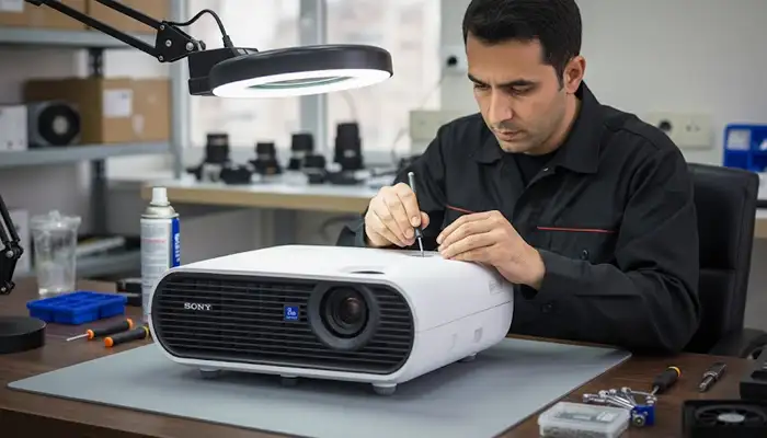 تعمیر ویدئو پروژکتور سونی