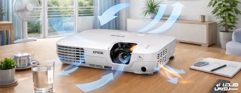 ارور دمای ویدئو پروژکتور