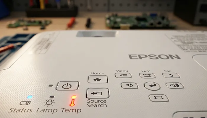 ارور دمای ویدئو پروژکتور