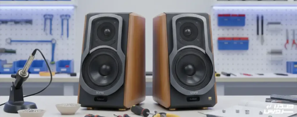 تعمیر بلندگو پاره شده